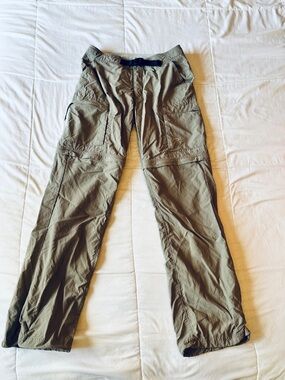 Women’s Tan Mountain Hardware Convertible zip off hiking pants